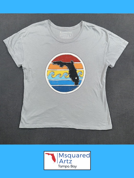 Sunshine State Goods Tops - Sunshine State Florida Graphic T Shirt Womens Large Coastal Beach Tee